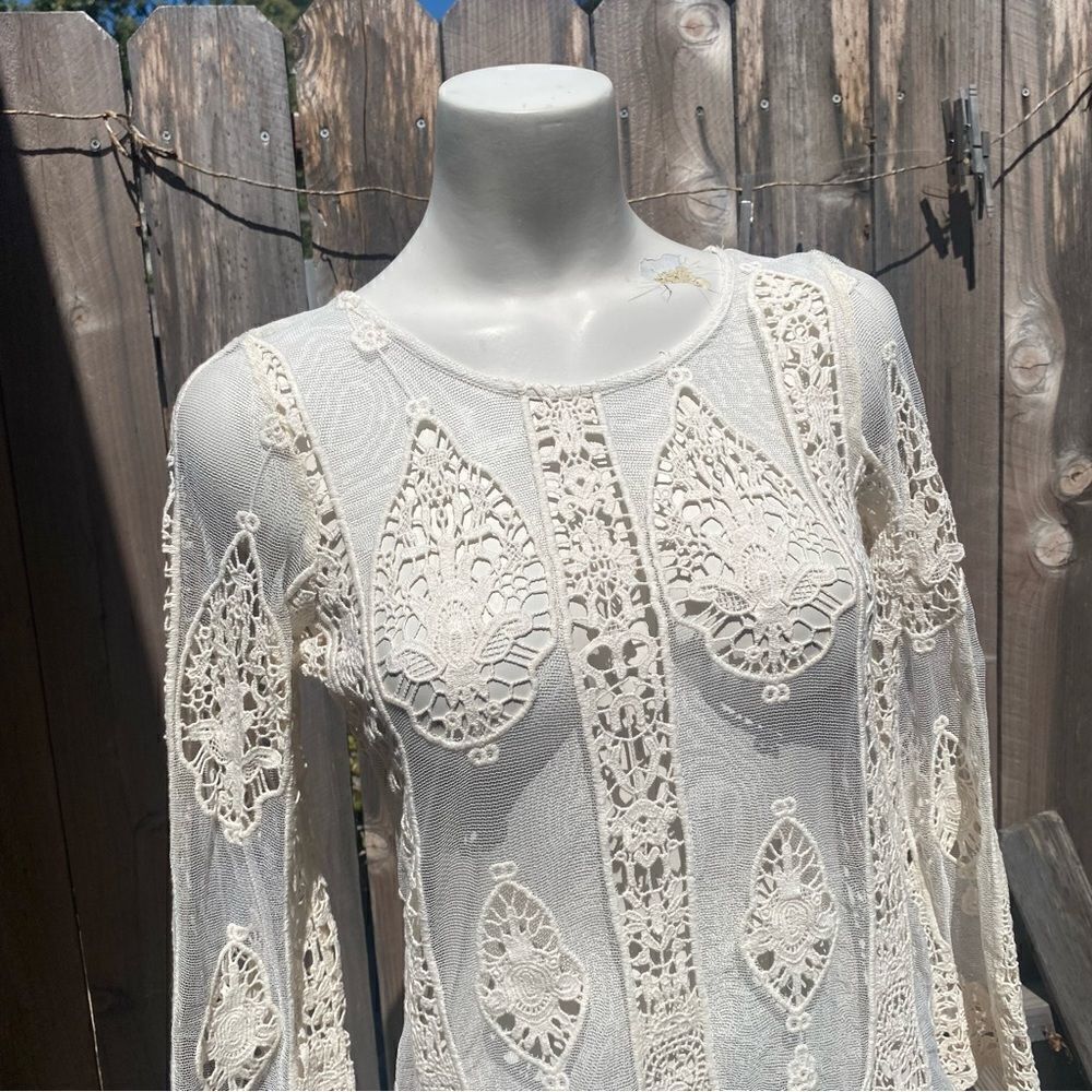 Jen's Pirate Booty Mandolin Backless Mini Dress in Lace size small - Picture 14 of 16